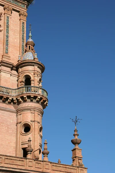 Toren in plaza espana, sevilla — Stockfoto