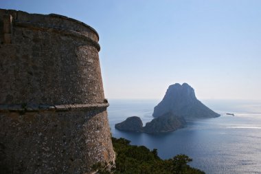 Aerial View of Es Vedra, Ibiza clipart