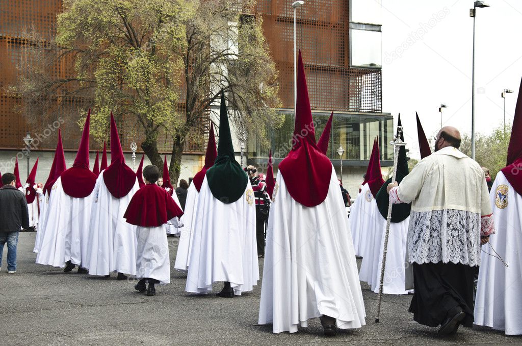 Holy Week, The traditional processions in the street,