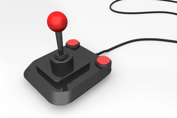3d render of a retro joystick — Stock Photo, Image