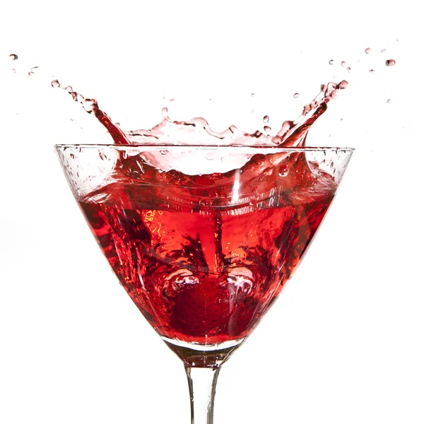 Cocktail strawberry splash — Stockfoto