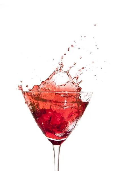 Cocktail strawberry splash — Stockfoto