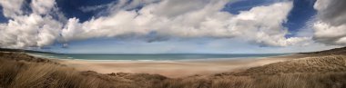 Cornwall beach panoramic clipart