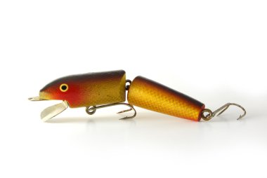 Old fishing lure clipart