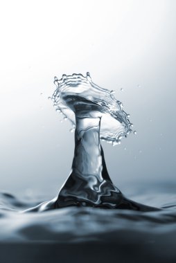 Water splash collision clipart