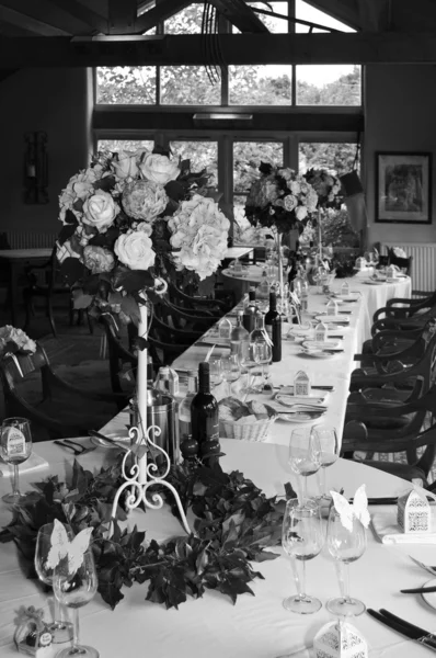 Wedding reception arragement — Stock Photo, Image