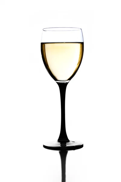 Glas vitt vin — Stockfoto