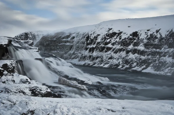 Gullfoss víz, Izland — Stock Fotó