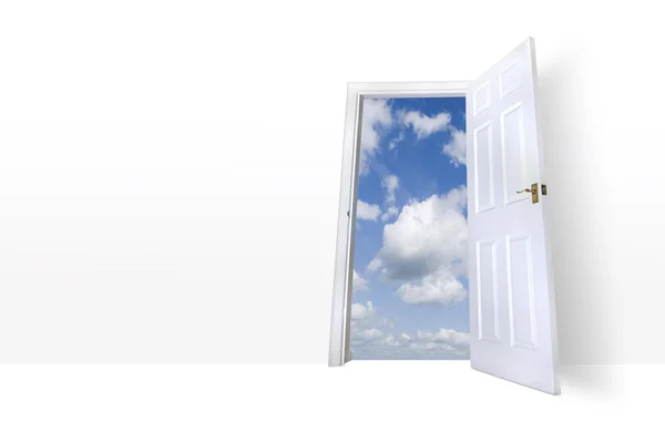 stock image Door leading to summers sky