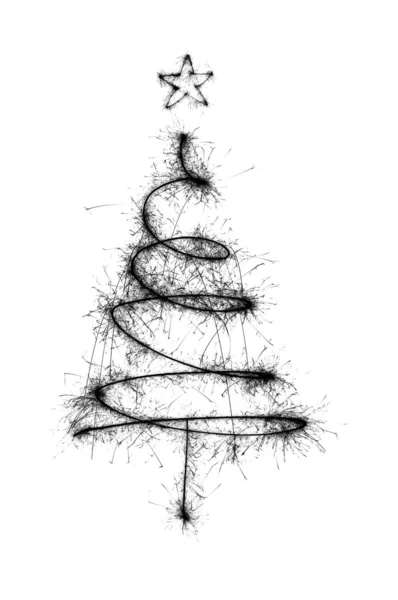 Árvore de Natal abstática — Fotografia de Stock
