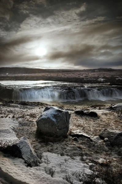 Parete d'acqua islandese — Foto Stock