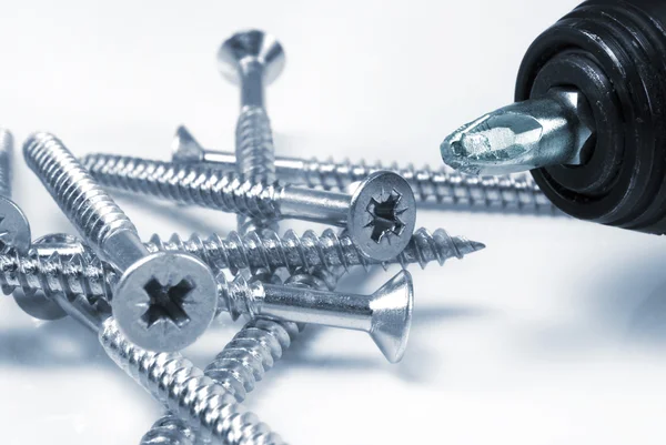 Screws and screwdriver Stock Picture