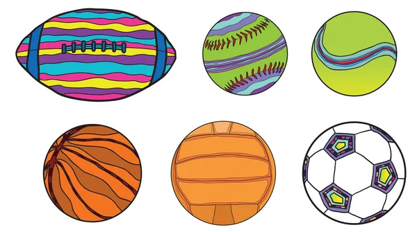 Balle sport abstraite — Image vectorielle