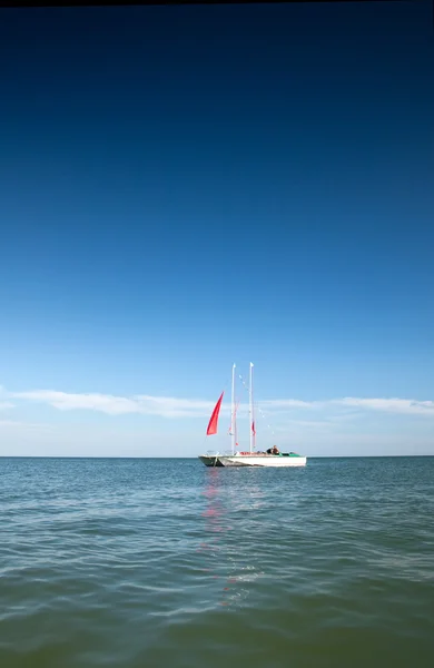 stock image Canvas boat