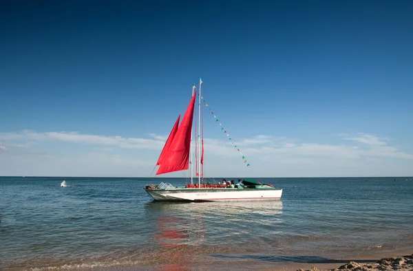 Płótno łódź — Zdjęcie stockowe