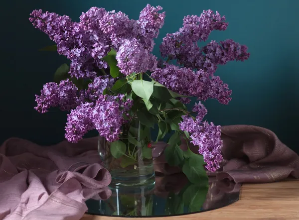 Still life with lilac flowers — Stock Photo, Image