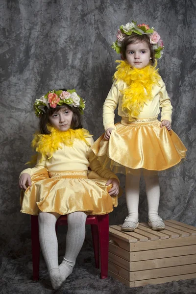 Küçük kızlar — Stok fotoğraf