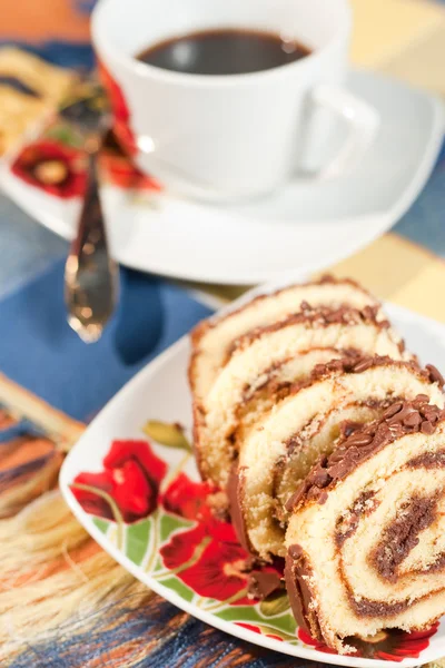 stock image Cake & cofee