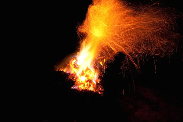 Пламя, — стоковое фото