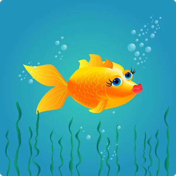Zlaté rybky — Stockový vektor