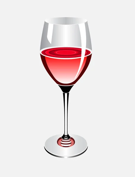 Bicchiere da vino — Vettoriale Stock