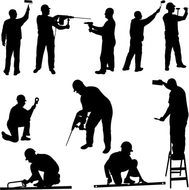 Construction workers clipart