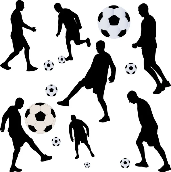 サッカーの選手 — ストックベクタ