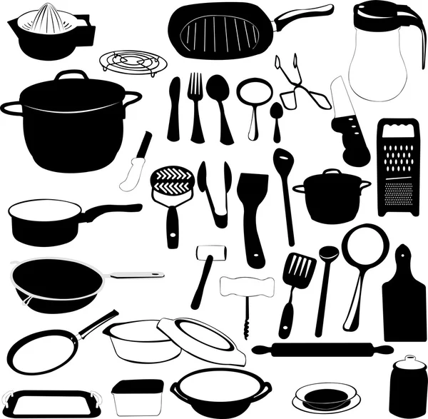 Narzędzia kuchenne — Wektor stockowy