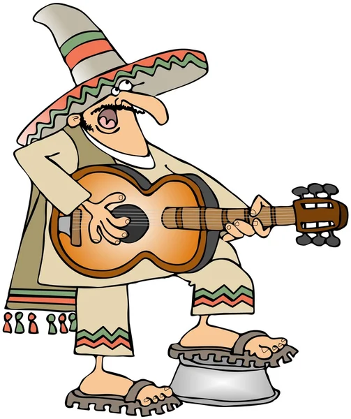 Músico mexicano — Fotografia de Stock