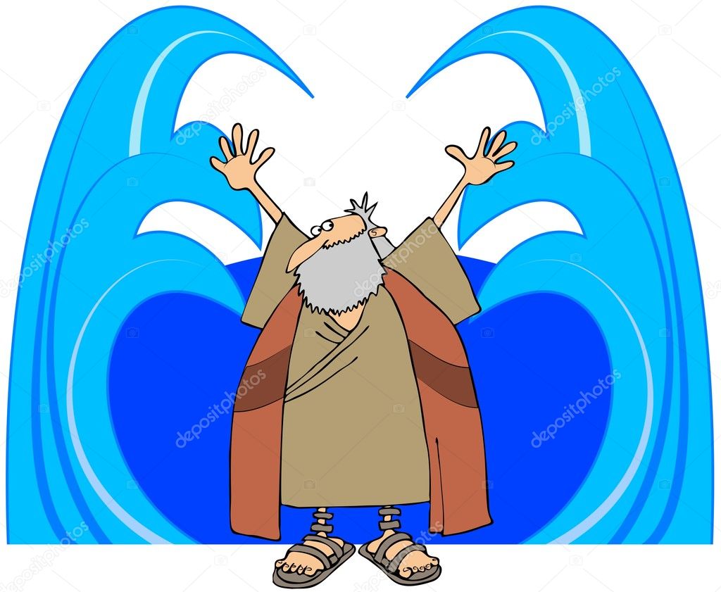 Moses Parting The Waters