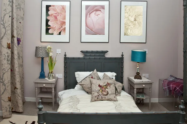 Showcase of bedroom interior — Stock Photo, Image