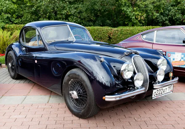 Classic old car black Stock Image