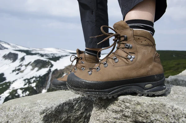 stock image Mountain boots