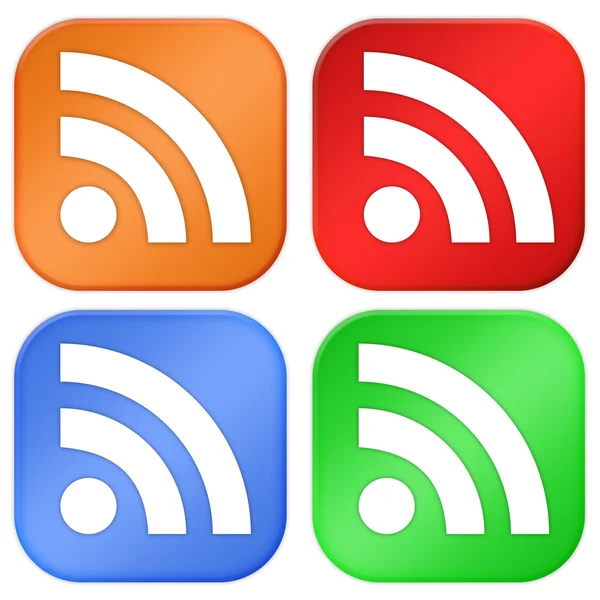 Rss icons — Stock Photo, Image