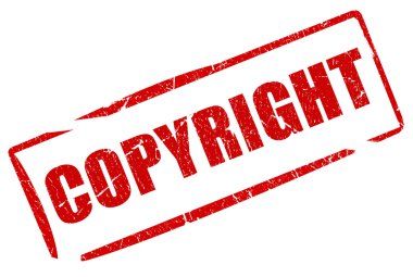 Copyright stamp clipart