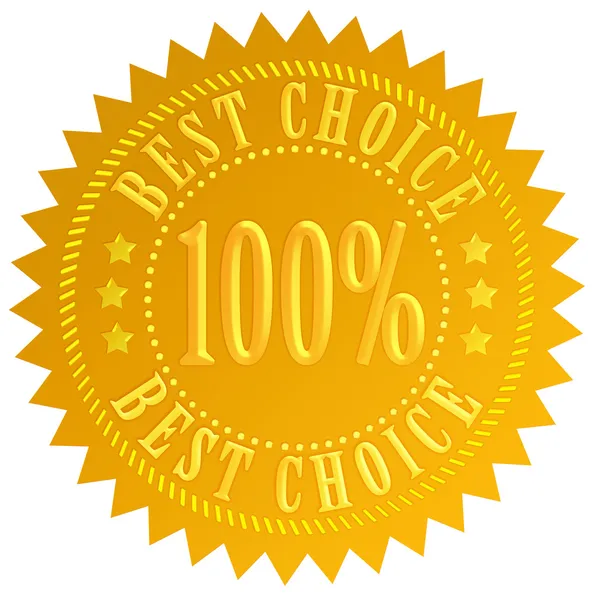 Best choice seal — Stock Photo, Image