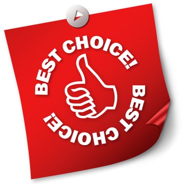 Best choice clipart