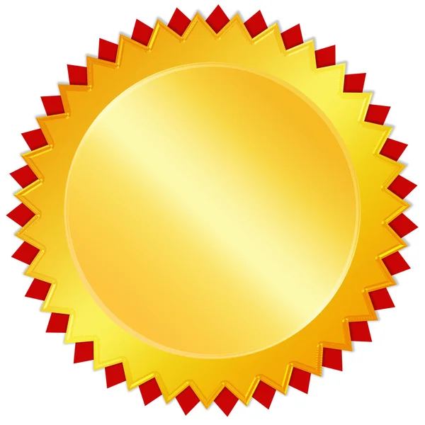 Tom golden award medalj — Stockfoto
