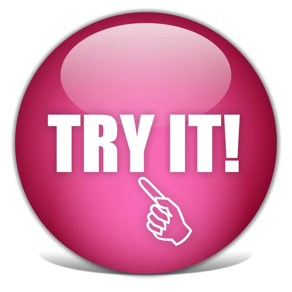 Try it button — Stock Photo, Image