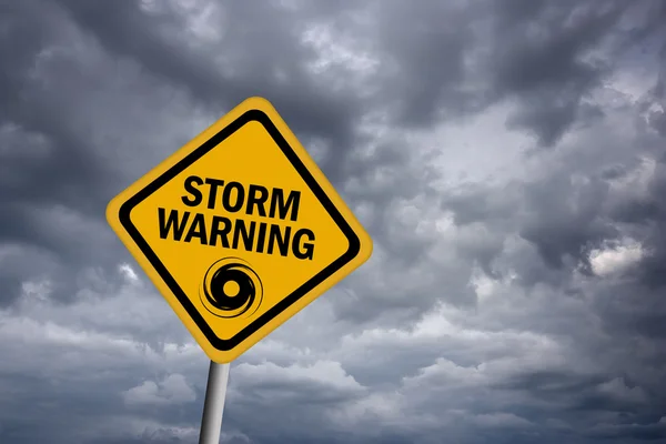 Strom uyarı işareti — Stok fotoğraf
