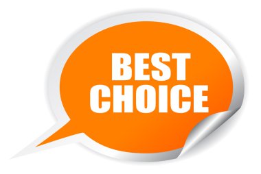 Best choice sticker clipart