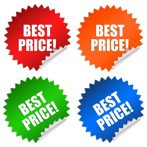 stock image Best price stickers