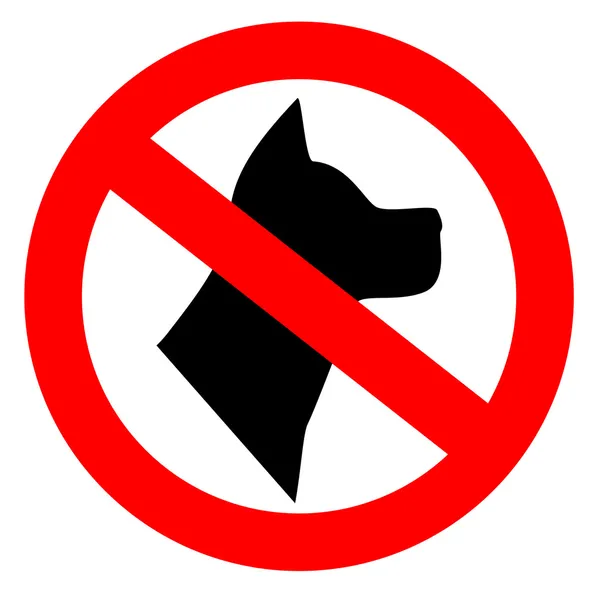 Keine Hunde erlaubt — Stockfoto