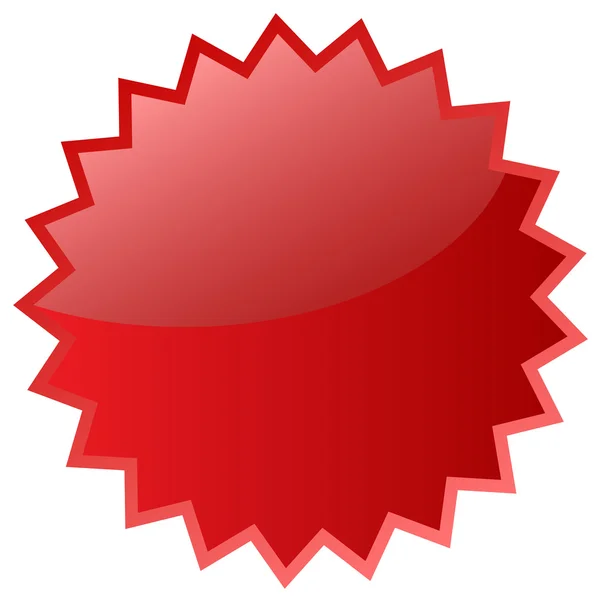 Red star icon — Stock Photo, Image