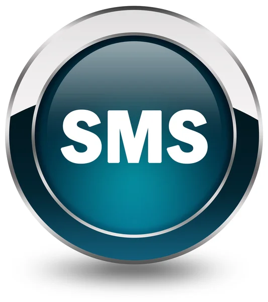 Przycisk wysyłania wiadomości SMS — Zdjęcie stockowe