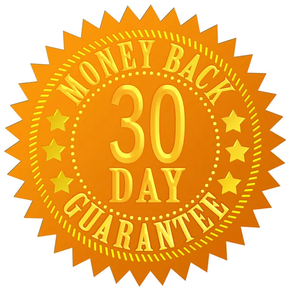 30 napos pénzvisszafizetési garancia — Stock Fotó