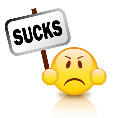 Sucks emoticon clipart