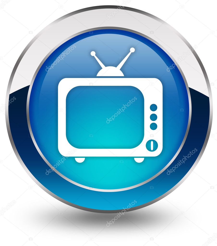 Tv glass icon