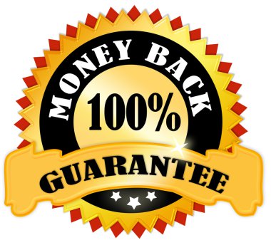 Money back guarantee clipart