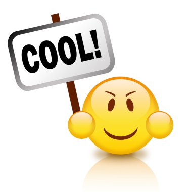 Cool emoticon clipart